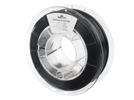 Filament Spectrum S-FLEX 90A ČERNÁ "DEEP" 1,75 mm 0,25 kg