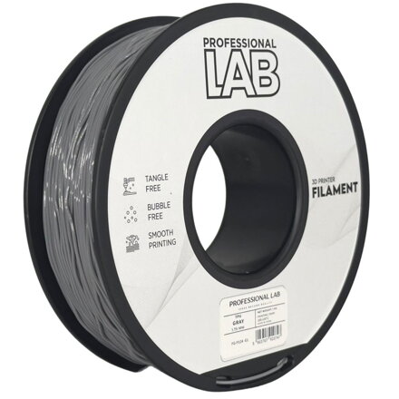 Filament PROFESSIONAL LAB TPU ŠEDÁ 1,75 mm 1 kg