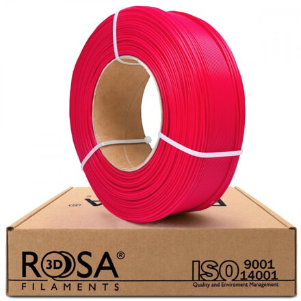 ReFill ROSA3D PLA Starter RUBÍNOVĚ ČERVENÁ 1,75 mm 1 kg