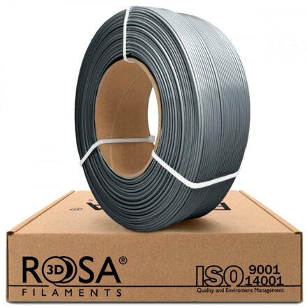 ReFill ROSA3D PLA Starter ŠEDÁ 1,75 mm 1 kg