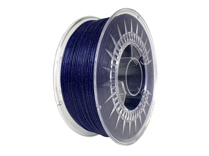 PLA filament 1,75 mm Galaxy třpytivý super modrý Devil Design 1kg PLA filament 1,75 mm Galaxy třpytivý super modrý Devil Design 1kg