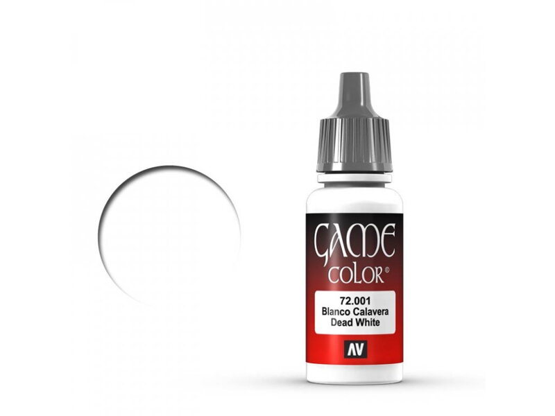 Vallejo Game Color 72001 Dead White (17 ml)