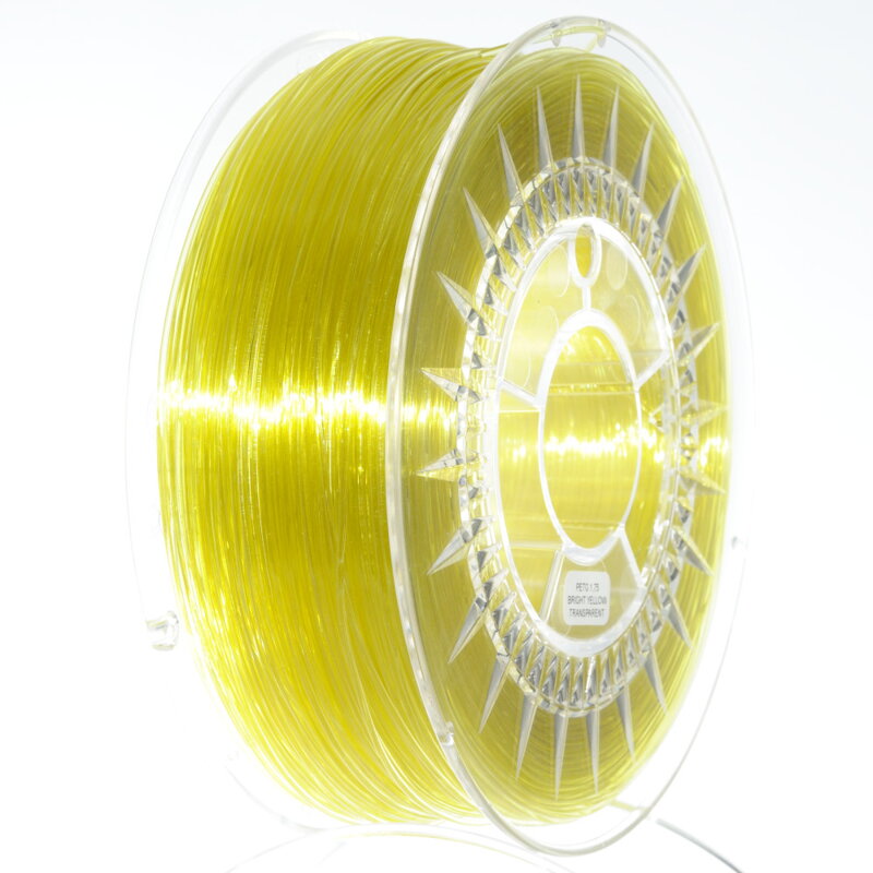 PET-G filament 1,75 mm žlutý transparent Devil Design 1 kg