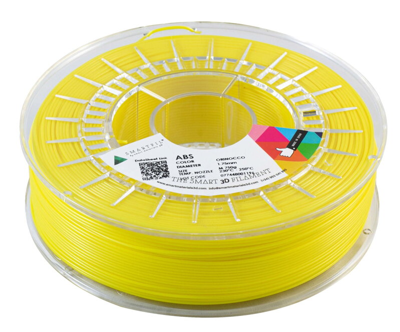 ABS filament tabákově žlutý 1,75 mm Smartfil 0,75kg