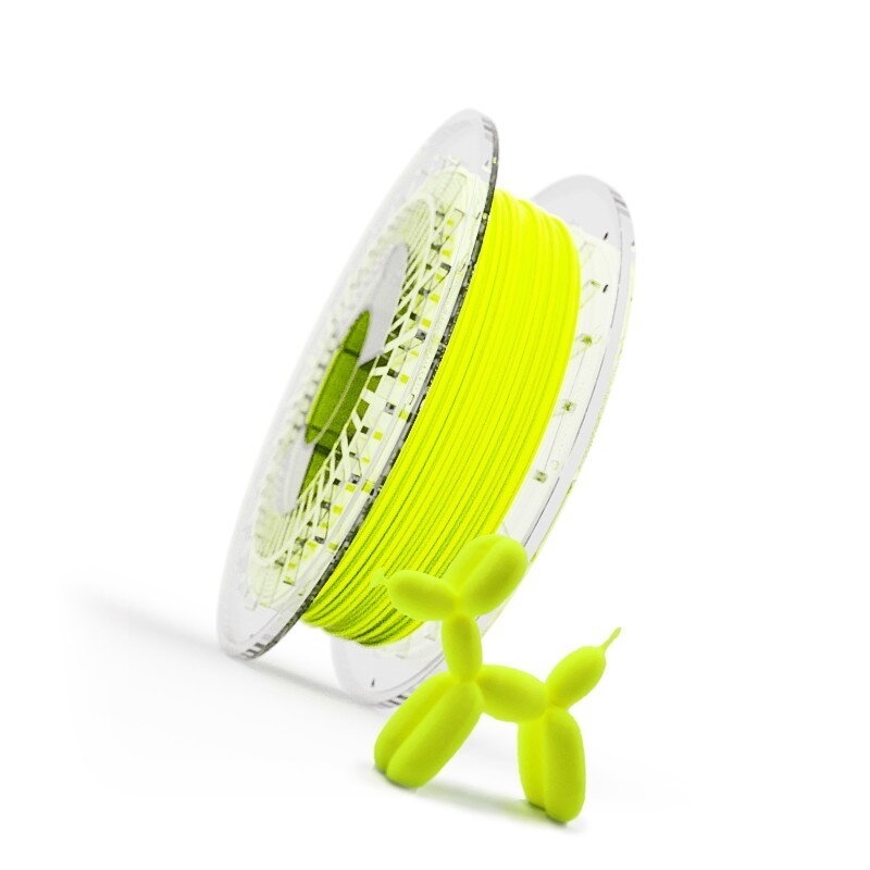 Fillamentum FILAFLEX tisková struna 82A 1,75mm žlutá Fluor 0,5 kg Recreus