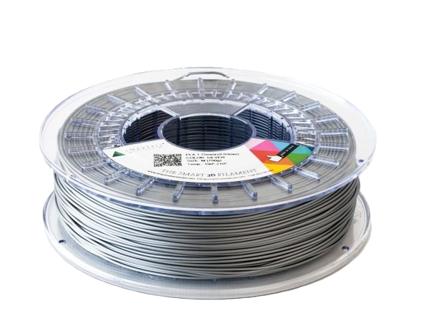 PLA filament stříbrný 1,75 mm Smartfil 1kg PLA filament stříbrný 1,75 mm Smartfil 1kg