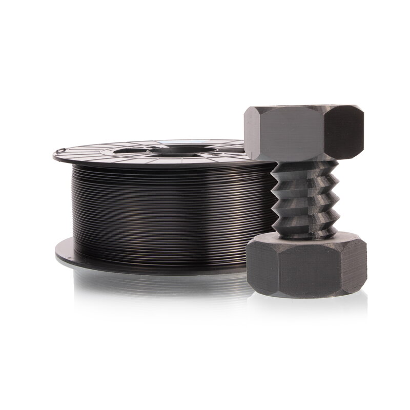 Filament-PM PET-G tisková struna černá 1,75 mm 1 kg Filament PM