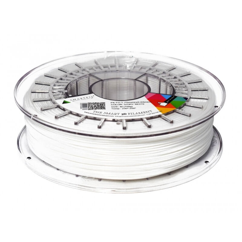 PETG filament bílá 1,75 mm Smartfil 750 g PETG filament bílá 1,75 mm Smartfil 750 g