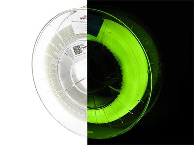 PLA filament Glow in the Dark Yellowgreen 1,75 mm Spectrum 0,5 kg