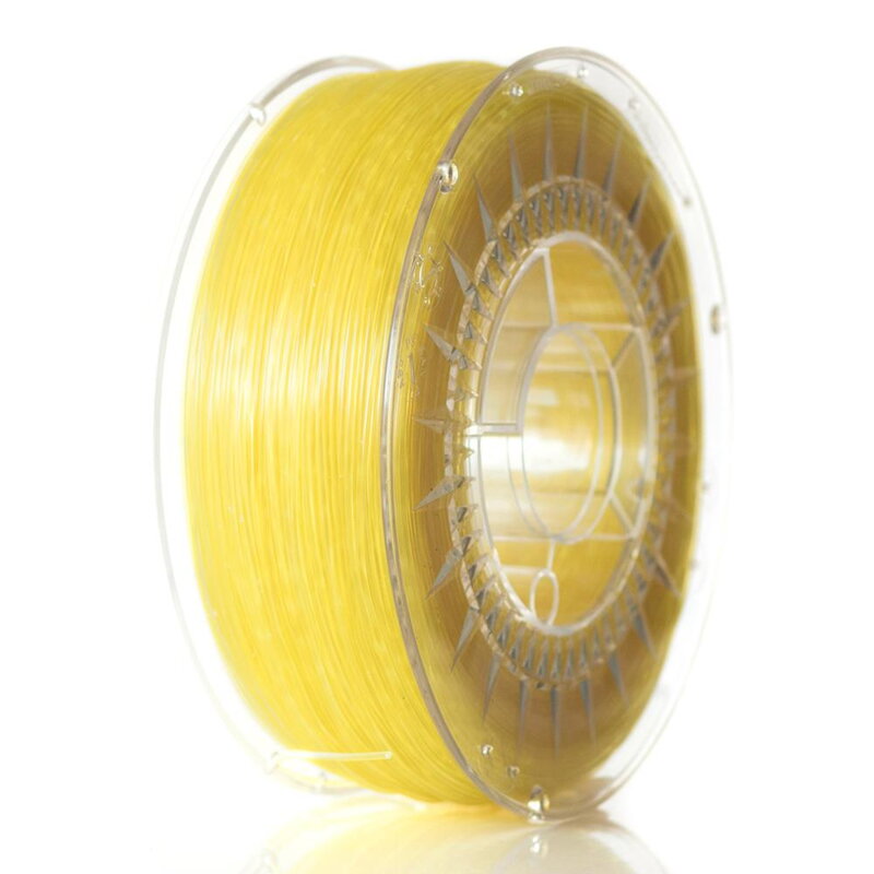 ABS+ filament 1,75 mm žlutý transparent Devil Design 1 kg