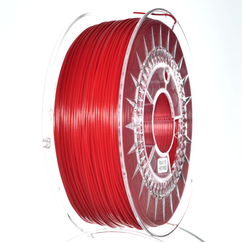 PLA filament 1,75 mm červená hot Devil Design 1 kg
