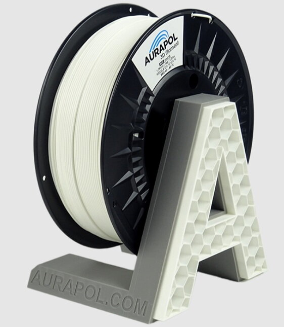 PLA filament bílá 1,75 mm Aurapol 1kg