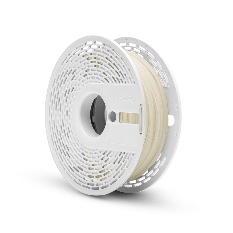 Nylon PA12 + GF15 natural 1,75mm 500g Fiberlogy se skelnými vlákny