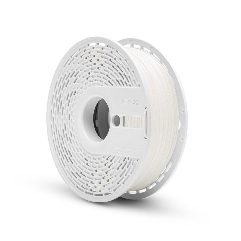 PLA FiberSilk filament bílý Pearl metallic 1,75mm Fiberlogy 850g