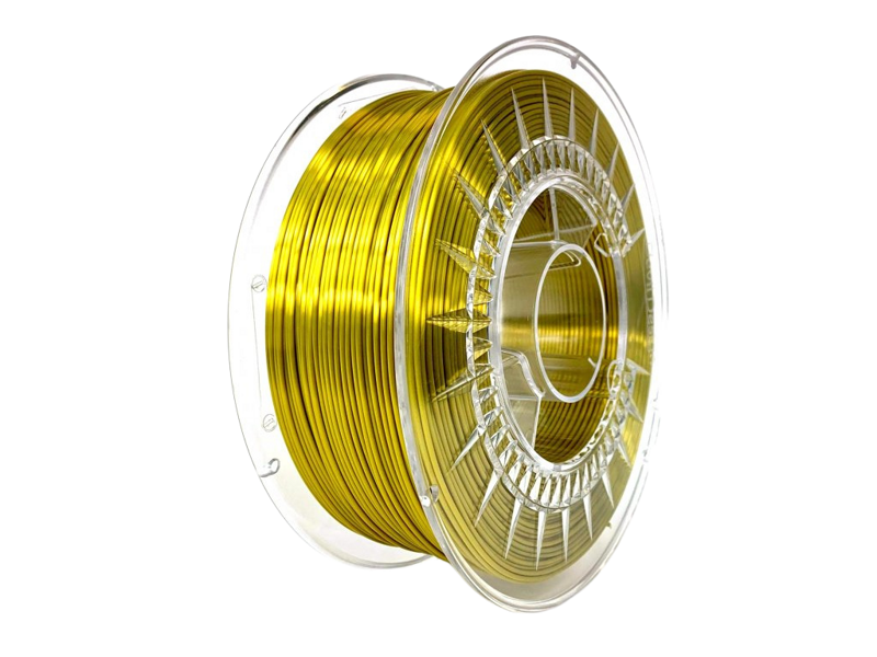 SILK filament zlatý Devil Design 1 kg 1,75 mm SILK filament zlatý Devil Design 1 kg 1,75 mm