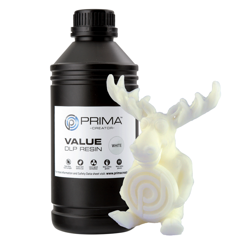 PrimaCreator Value UV / DLP resin - 1000 ml - bílá