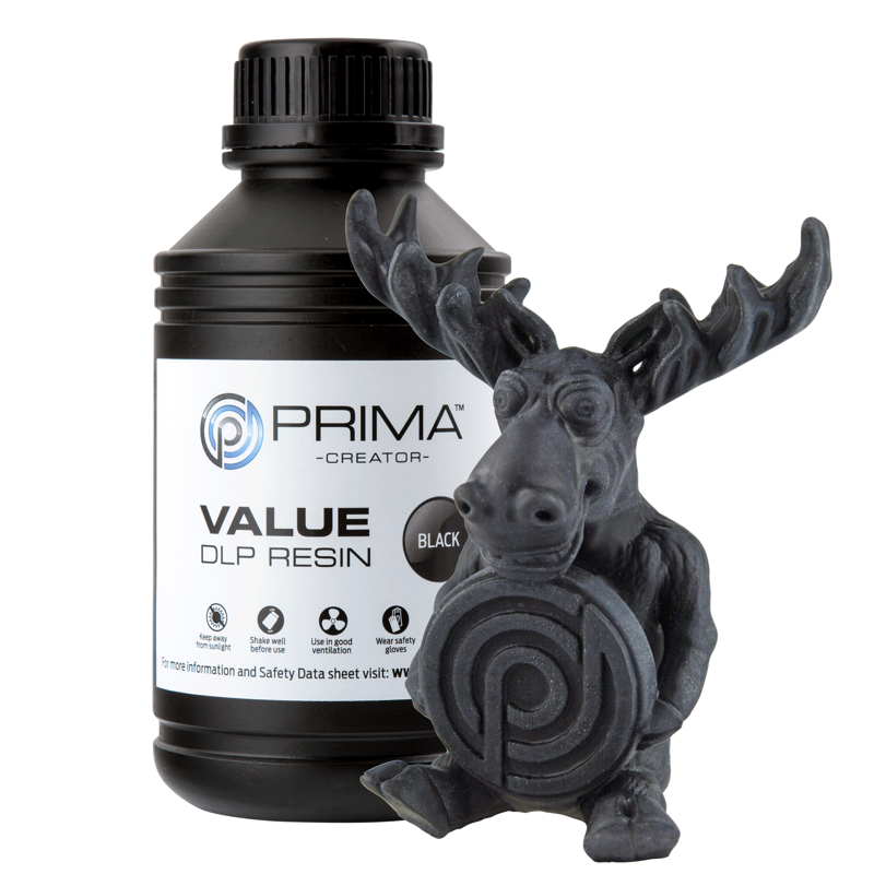 PrimaCreator Value UV / DLP resin - 500 ml - černá