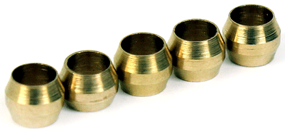 Micro Swiss Náhradní 4mm mosazné svěrné objímky (balení po 5 kusech)