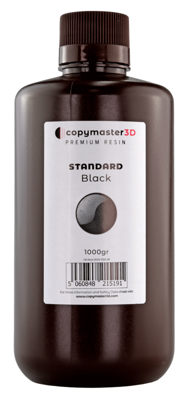 Copymaster3D Standardní UV pryskyřice - 1 kg - Černá