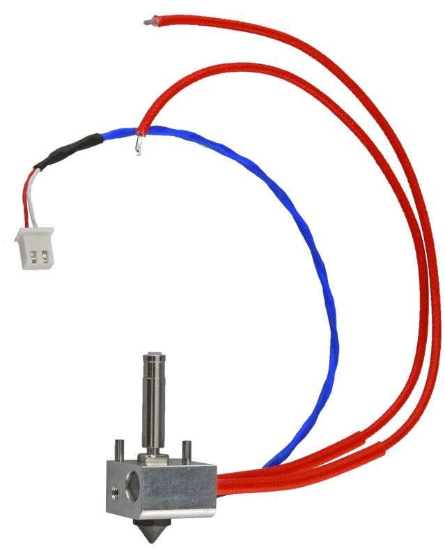 Flashforge Creator 3 Pro - Sestava levého Hot-Endu - Kalená ocel - 0,4 mm