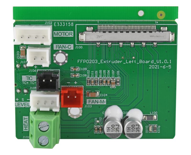 Flashforge Creator 3 Pro Levá deska extruderu