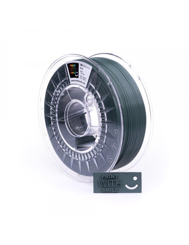 Print With Smile - PLA - 1,75 mm - Dark GREEN - 1000 g Print With Smile - PLA - 1,75 mm - Dark GREEN - 1000 g