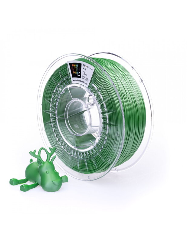 Print With Smile - SATIN PLA - 1,75 mm - Spring GREEN - 1000 g