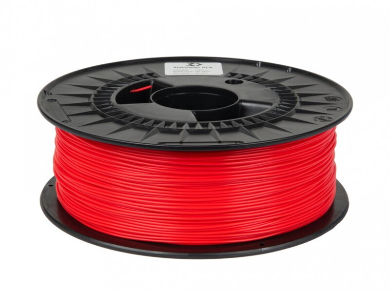 Filament 3D POWER Basic PLA ČERVENÁ 1,75 mm 1 kg. Filament 3D POWER Basic PLA ČERVENÁ 1,75 mm 1 kg.