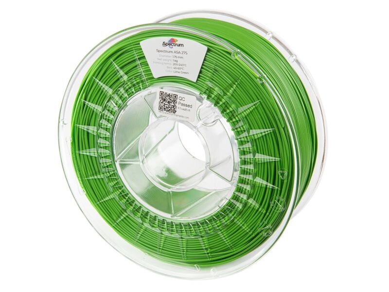 Filament Spectrum ASA 275 ZELENÁ "LIME" 1,75 mm 1 kg Filament Spectrum ASA 275 ZELENÁ "LIME" 1,75 mm 1 kg