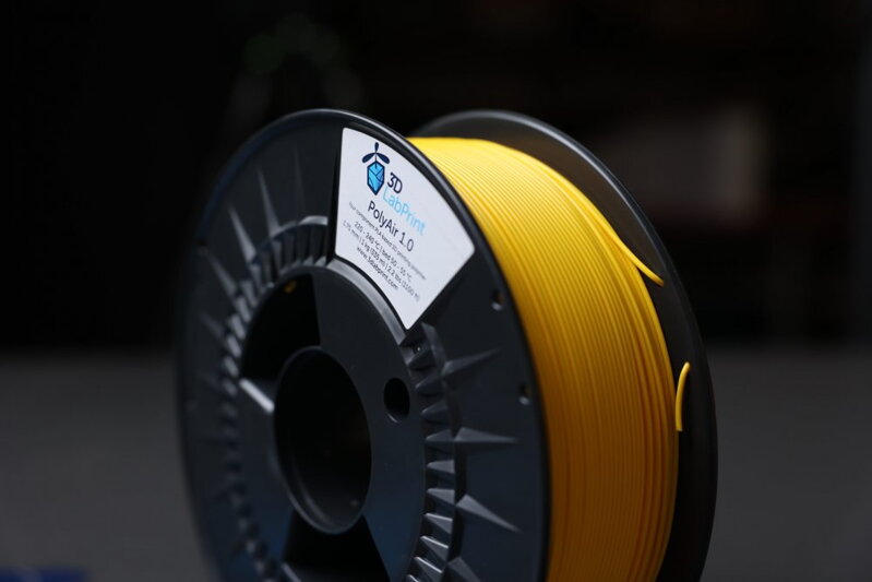 Filament 3DLabPrint POLY AIR 1.0 YELLOW 1,75 mm 1 kg Filament 3DLabPrint POLY AIR 1.0 YELLOW 1,75 mm 1 kg