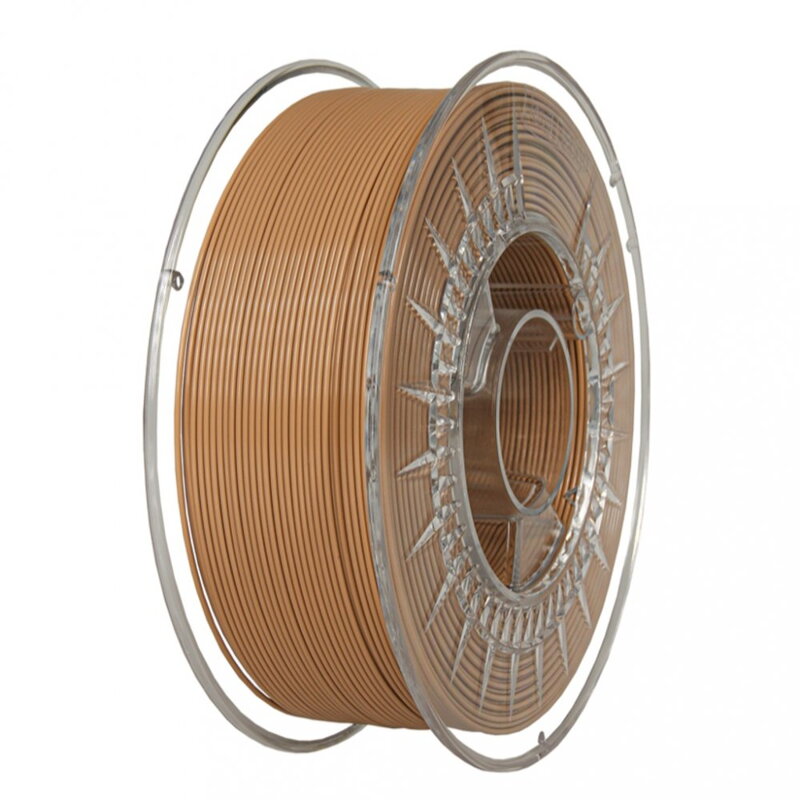 Filament DEVIL DESIGN PETG SVĚTLE HNĚDÁ 1,75 mm 1 kg. Filament DEVIL DESIGN PETG SVĚTLE HNĚDÁ 1,75 mm 1 kg.