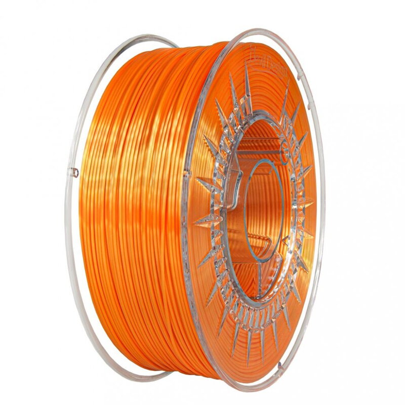 Filament Devil Design PLA SILK JASNĚ ORANŽOVÁ 1,75 mm 1 kg. Filament Devil Design PLA SILK JASNĚ ORANŽOVÁ 1,75 mm 1 kg.