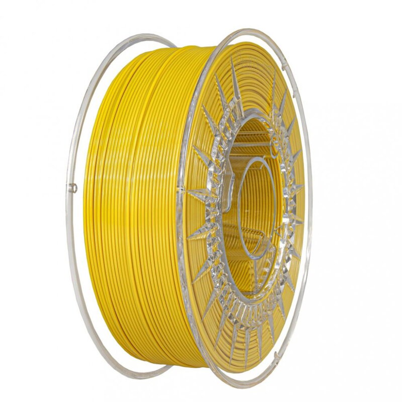 Filament Devil Design PETG ŽLUTÁ 1,75 mm 1 kg. Filament Devil Design PETG ŽLUTÁ 1,75 mm 1 kg.