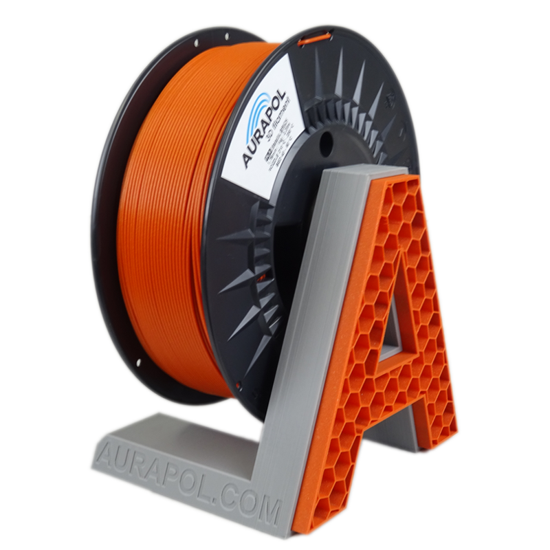 Filament AURAPOL PLA CIHLOVÁ METALÍZA 1,75 mm 1 kg.