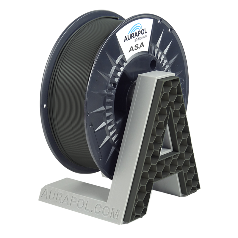 Filament AURAPOL ASA BŘIDLICOVĚ ŠEDÁ 1,75 mm 850g. Filament AURAPOL ASA BŘIDLICOVĚ ŠEDÁ 1,75 mm 850g.