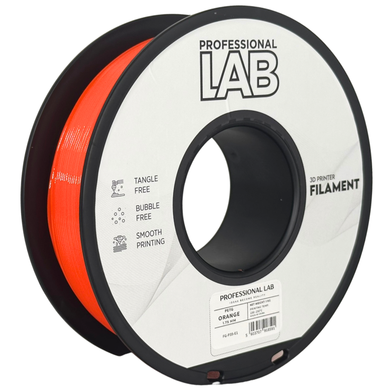 Filament PROFESSIONAL LAB PETG ORANŽOVÁ 1,75 mm 1 kg
