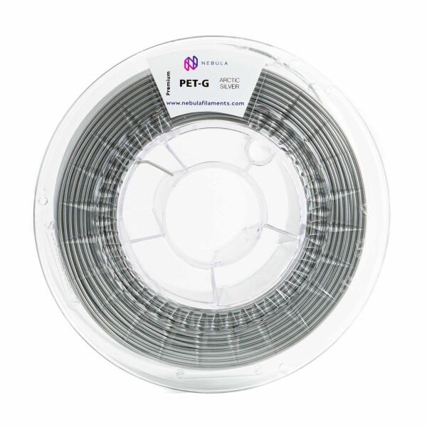 Filament NEBULA PETG ARCTIC STŘÍBRNÁ 1,75 mm 1 kg