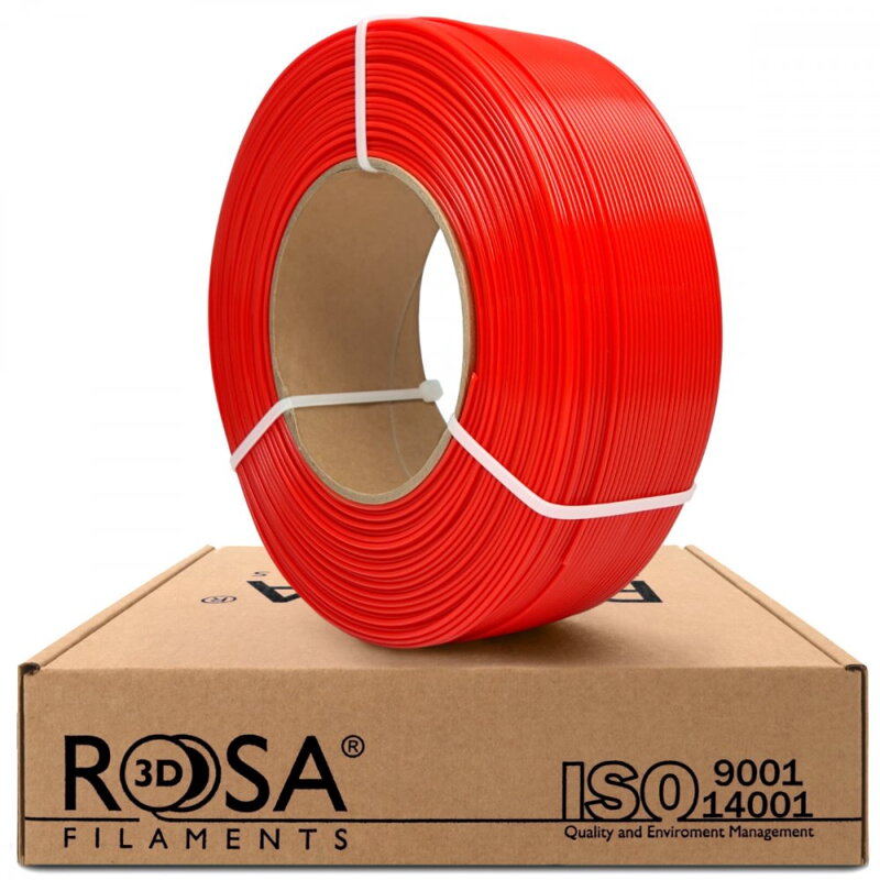 ReFill ROSA3D PLA Starter ČERVENÁ 1,75 mm 1 kg ReFill ROSA3D PLA Starter ČERVENÁ 1,75 mm 1 kg