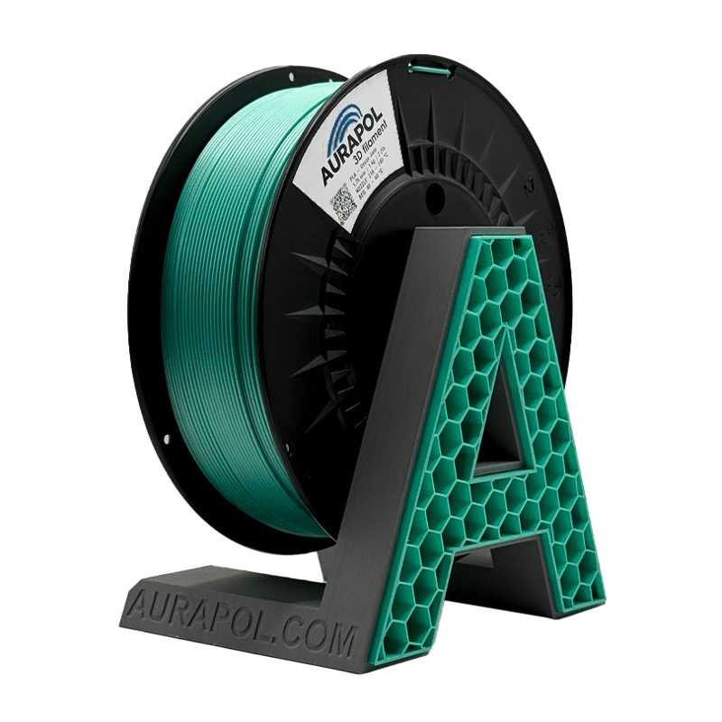 Filament AURAPOL PLA OCEAN JADE 1,75 mm 1 kg.