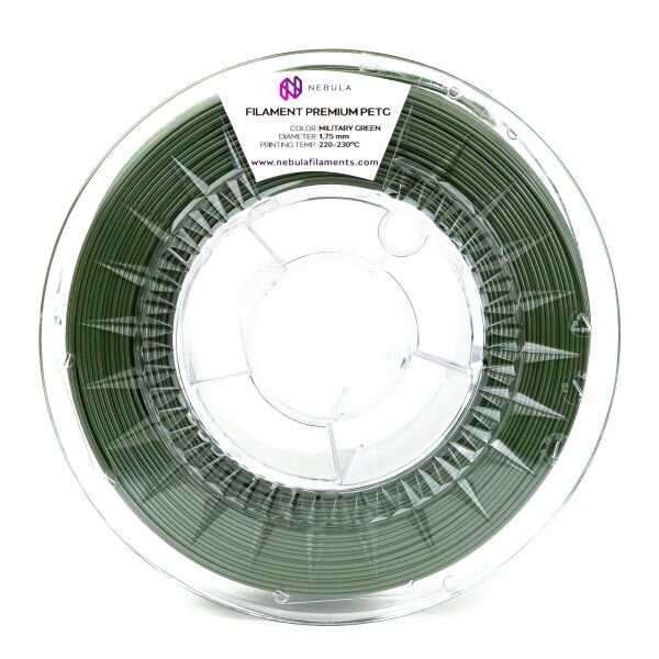 Filament NEBULA PETG VOJENSKÁ ZELENÁ 1,75 mm 1 kg